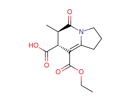 (6R,7R)-6-Methyl-5-oxo-1,2,3,5,6,7-hexahydro-indolizine-7,8-dicarboxylic acid 8-ethyl ester