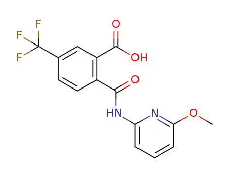 N-(6-methoxypyridin-2-yl)-5-trifluoromethylphthalamic acid