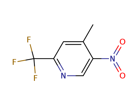 2-(trifluoromethyl)-4-methyl-5-nitropyridine