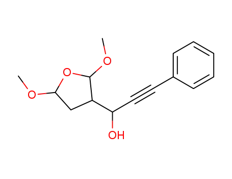 1-(2,5-Dimethoxy-tetrahydro-furan-3-yl)-3-phenyl-prop-2-yn-1-ol