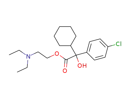 Cyclohexyl-<4-chlor-phenyl>-glykolsaeure-<2-diaethylamino-aethylester>