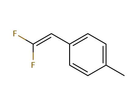 Molecular Structure of 28321-07-5 (Benzene, 1-(2,2-difluoroethenyl)-4-methyl-)