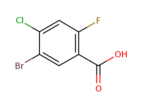 5-Bromo-4-chloro-2-fluorobenzoic acid cas no. 289038-22-8 98%
