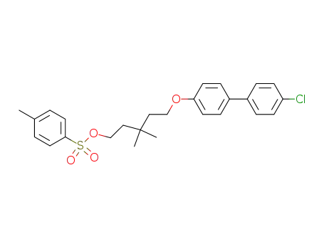 toluene-4-sulfonic acid 5-(4'-chloro-biphenyl-4-yloxy)-3,3-dimethyl-pentyl ester