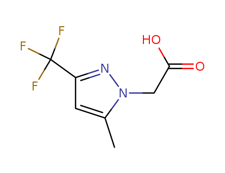 1H-Pyrazole-1-aceticacid, 5-methyl-3-(trifluoromethyl)- cas  345637-71-0