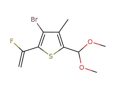 Thiophene, 3-bromo-5-(dimethoxymethyl)-2-(1-fluoroethenyl)-4-methyl-