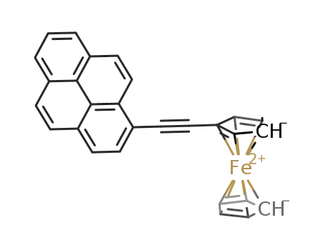 Molecular Structure of 851537-08-1 ((1-pyrenyl)ethynylferrocene)