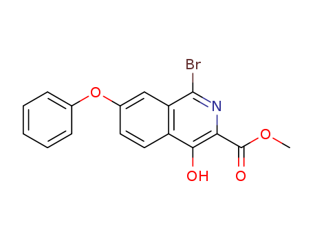 Methyl 1-Bromo-4-Hydroxy-7-Phenoxyisoquinoline-3-Carboxylate