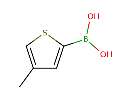 Molecular Structure of 162607-15-0 (4-Methylthiophene-2-boronic acid)