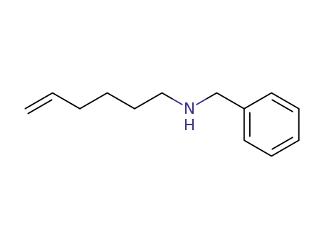 Molecular Structure of 145126-90-5 (Benzenemethanamine, N-5-hexenyl-)