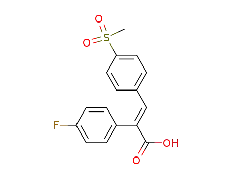 (E)-2-(4-Fluoro-phenyl)-3-(4-methanesulfonyl-phenyl)-acrylic acid