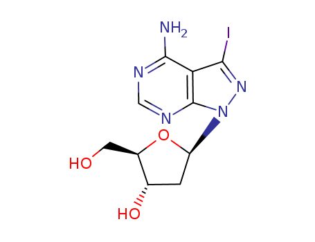 1-(2-Deoxy-β-D-erythro-pentofuranosyl)-3-iodo-1H-pyrazolo[3,4-d]pyrimidin-4-amine