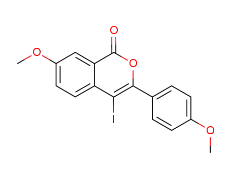 4-iodo-7-methoxy-3-(4-methoxyphenyl)isocoumarine