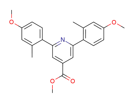 4-Pyridinecarboxylic acid, 2,6-bis(4-methoxy-2-methylphenyl)-, methyl
ester