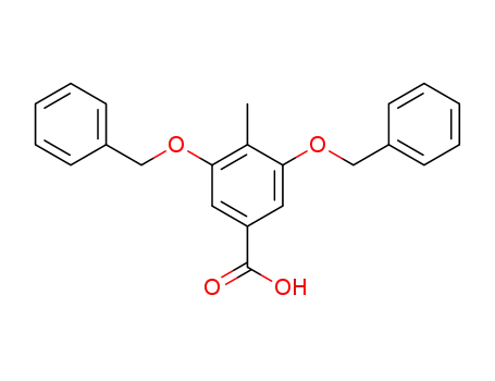 4-methyl-3,5-dibenzyloxybenzoic acid