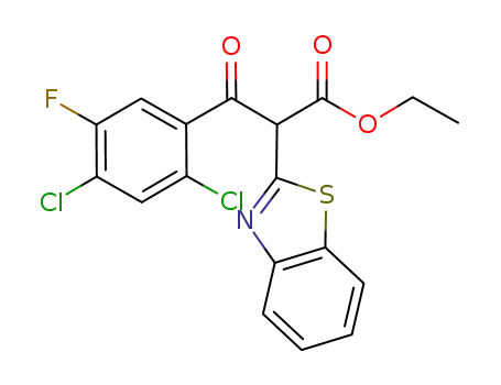 ethyl 3-(benzothiazol-2-yl)-4-(2,4-dichloro-5-fluorophenyl)-2,4-dioxobutanoate