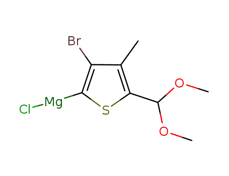 3-bromo-5-dimethoxymethyl-4-methylthiophenyl magnesium chloride