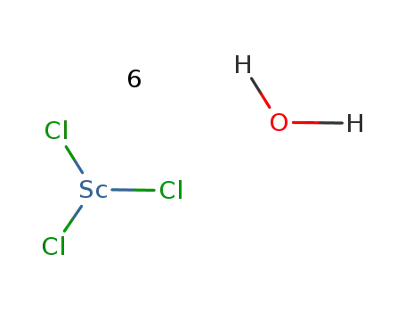 Molecular Structure of 20662-14-0 (Scandium(III) chloride hexahydrate)