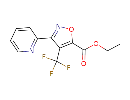 ethyl 3-(pyridin-2-yl)-4-(trifluoromethyl)isoxazole-5-carboxylate