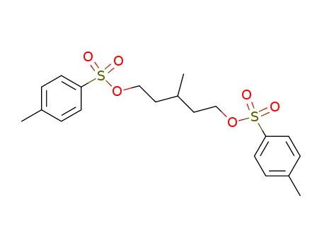 Molecular Structure of 148054-23-3 (3-methylpentane-1,5-diyl bis(4-methylbenzenesulfonate))