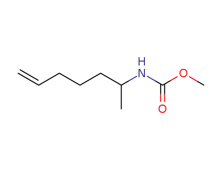 Molecular Structure of 95448-61-6 (Carbamic  acid,  (1-methyl-5-hexenyl)-,  methyl  ester  (9CI))