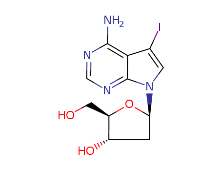 (2S,3R,5S)-5-(4-Amino-5-iodo-7H-pyrrolo[2,3-d]pyrimidin-7-yl)-2-(hydroxymethyl)tetrahydrofuran-3-ol