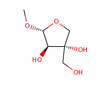 methyl 3-C-(hydroxymethyl)-α-L-threofuranoside
