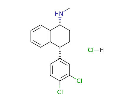 CAS NO.79617-89-3 cis-N-Methyl-4-(3,4-dichlorophenyl)-1,2,3,4-tetrahydro-1-naphthalenamine hydrochloride  CAS NO.79617-89-3