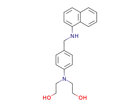 4-<N,N-bis(2-hydroxyethyl)amino>benzyl-α-naphthylamine