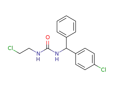 Molecular Structure of 93011-28-0 (<i>N</i>-(2-chloro-ethyl)-<i>N'</i>-(4-chloro-benzhydryl)-urea)