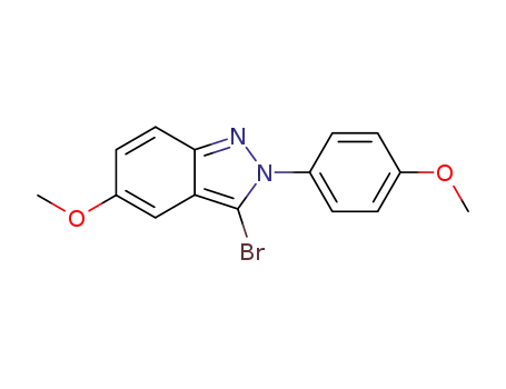 2H-Indazole, 3-bromo-5-methoxy-2-(4-methoxyphenyl)-