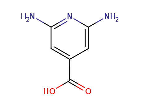 Molecular Structure of 6313-56-0 (4-Pyridinecarboxylic  acid,  2,6-diamino-)