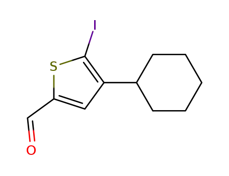 4-Cyclohexyl-5-iodothiophene-2-carbaldehyde