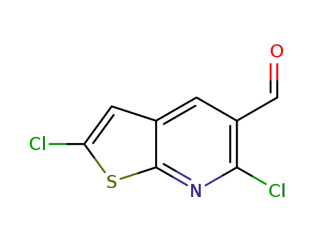 2,6-dichlorothieno[2,3-b]pyridine-5-carbaldehyde
