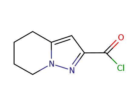 Pyrazolo[1,5-a]pyridine-2-carbonyl chloride, 4,5,6,7-tetrahydro- (9CI)