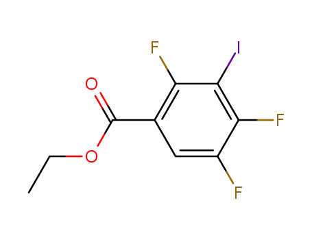 Molecular Structure of 203916-66-9 (ETHYL 2,4,5-TRIFLUORO-3-IODOBENZOATE)