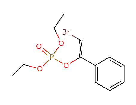 diethyl 1-phenyl-2-bromoethenyl phosphate