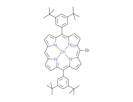 [5,15-bis(3',5'-di-tert-butylphenyl)-10-bromoporphyrinato]zinc(II)