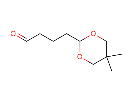 Molecular Structure of 127600-13-9 (5,5-DIMETHYL-2-(3'-FORMYLPROPYL)-1,3-DIOXANE)