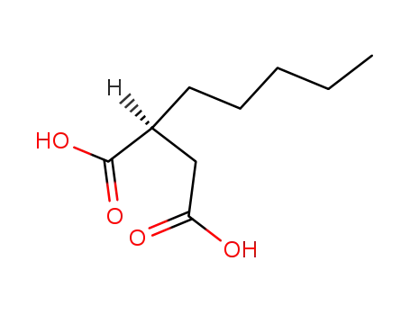 Molecular Structure of 63120-94-5 ((2S)-2-pentylbutanedioic acid)