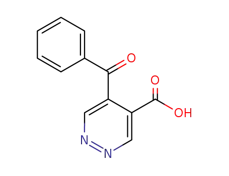Molecular Structure of 70801-25-1 (4-Pyridazinecarboxylic acid, 5-benzoyl-)