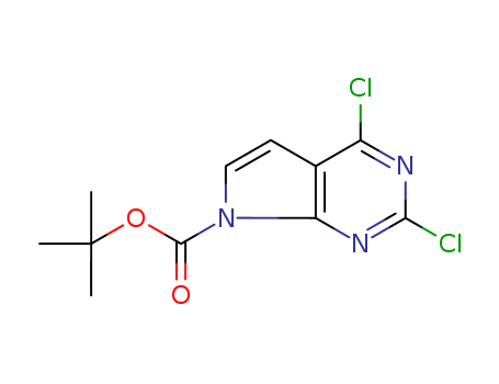 tert-butyl 2,4-dichloro-7H-pyrrolo[2,3-d]pyrimidine-7-carboxylate