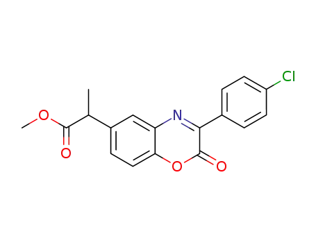 methyl 2-[3-(4-chlorophenyl)-2-oxo-2H-1,4-benzoxazin-6-yl]propanoate