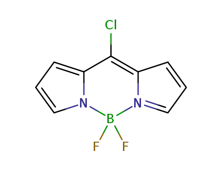 Molecular Structure of 1414345-77-9 (10-chloro-5,5-difluoro-5H-4λ<sup>4</sup>,5λ<sup>4</sup>-dipyrrolo[1,2-c:2',1'-f][1,3,2]diazaborinine)