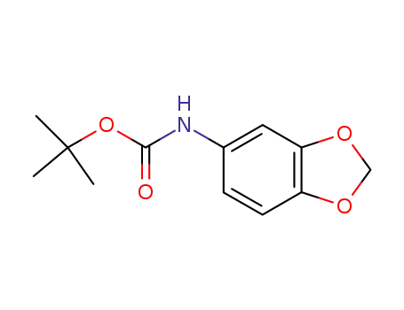 Molecular Structure of 333749-47-6 (Carbamic acid, 1,3-benzodioxol-5-yl-, 1,1-dimethylethyl ester (9CI))