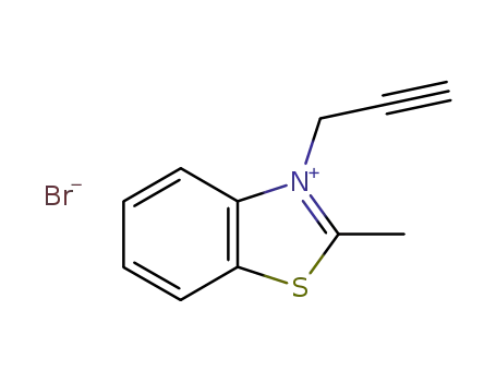 2-methyl-3-(prop-2-yn-1-yl)-1,3-benzothiazol-3-ium bromide