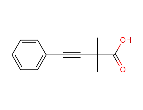 2,2-dimethyl-4-phenylbut-3-ynoic acid