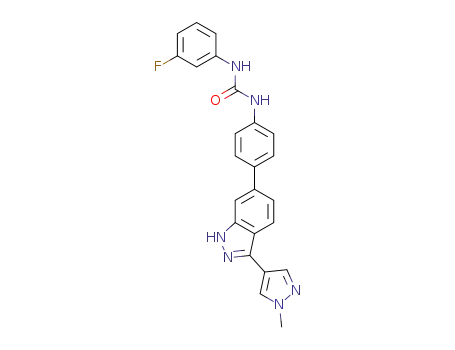 N-(3-fluorophenyl)-N'-{4-[3-(1-methyl-1H-pyrazol-4-yl)-1H-indazol-6-yl]phenyl}urea