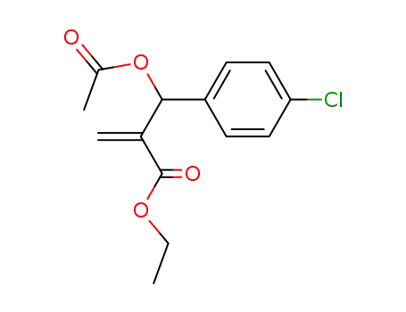 ethyl 2-(acetoxy(4-chlorophenyl)methyl)acrylate