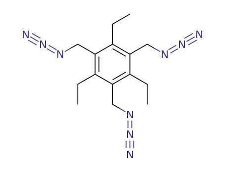 Molecular Structure of 190779-62-5 (1,3,5-TRIS-(AZIDOMETHYL)-2,4,6-TRIETHYL BENZENE)